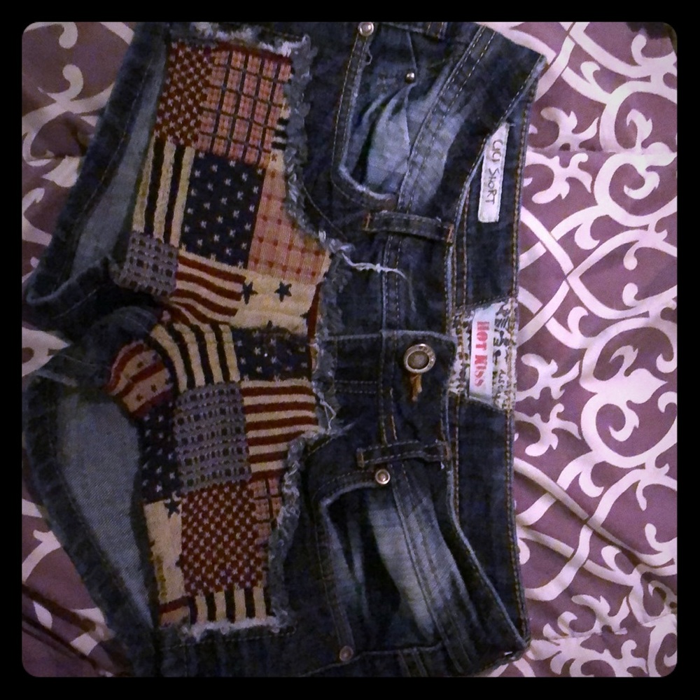 Denim shorts size 3